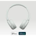 thumbnail image 6 of SONY WHCH520 Wireless On Ear Headphones with USB Cable, White, 6 of 8