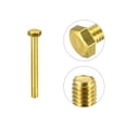 thumbnail image 4 of Unique Bargains Brass Hex Bolts, M6x60mm 5 Pack Fully Thread Grade 4.8 Machine Screws, 4 of 4