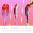 thumbnail image 2 of Candy Brush Detangling Hair Brush for Wet or Dry Hair, Vented Design and Ultra Soft-Nylon Detangler Hair Brush for All Hair Types, Colorful Wet Hair Brush for Women and Girl, Idea Gift, 2 of 8