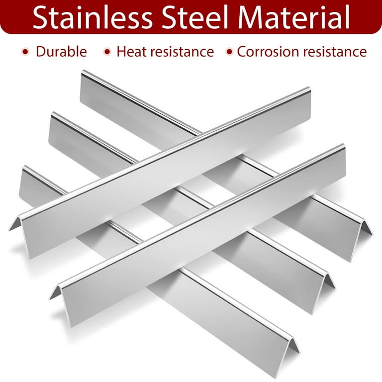 GasSaf BBQ Replacement Stainless Steel Flavorizer Bars 24.5 for Weber Genesis 300 Series Grills 5 Pack Walmart