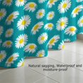 thumbnail image 5 of 72x72 Inch Fabric Shower Curtain Waterproof Polyester, Daisy Floral Print, 5 of 6