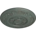 thumbnail image 3 of Ekena Millwork 25 7/8"OD x 2 1/4"P Nestor Ceiling Medallion (Fits Canopies up to 5"), Hand-Painted Cloud Burst Crackle, 3 of 6