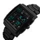 thumbnail image 3 of Reloj de pulsera analógico-digital deportivo militar cuadrado grande para hombre, resistente al agua, para exteriores (negro), 3 of 8
