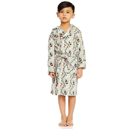 Leveret Fleece Hooded Robe Dog Boy 2 Years