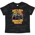 thumbnail image 3 of Inktastic Just a Boy Who Loves Monster Trucks Boys or Girls Toddler T-Shirt, 3 of 5