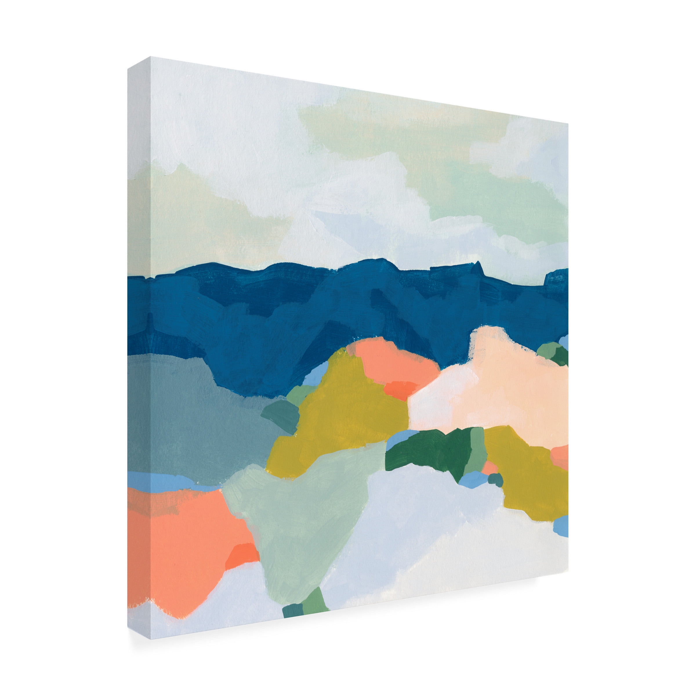 June Erica Vess 'Mountain Mosaic I' Canvas Art