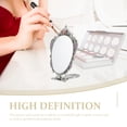 thumbnail image 2 of MasteelfCA 1 Set Metal Vintage Mirror Portable Folding Mirror Handheld Folding Mirror with Comb, 2 of 7