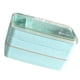 thumbnail image 2 of Ficarrico Fiambrera de 3 capas a prueba de fugas, apilable, rectangular, portátil, Bento Box para adultos y estudiantes, color verde, 2 of 8