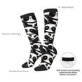 thumbnail image 4 of Honeii Panda Print Long Socks,Novelty Design Socks Gift for Men and Women,Crew Socks,Calf Socks, 4 of 6