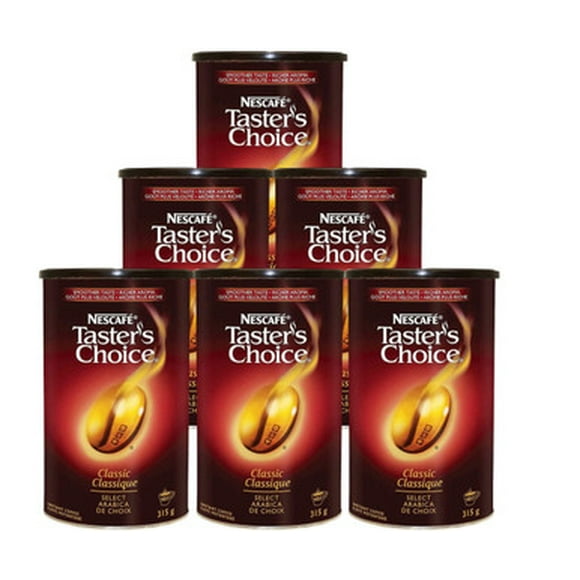 Nescafe Taster's Choice Café Instantané Arabica Classique, 315 g (6/caisse)