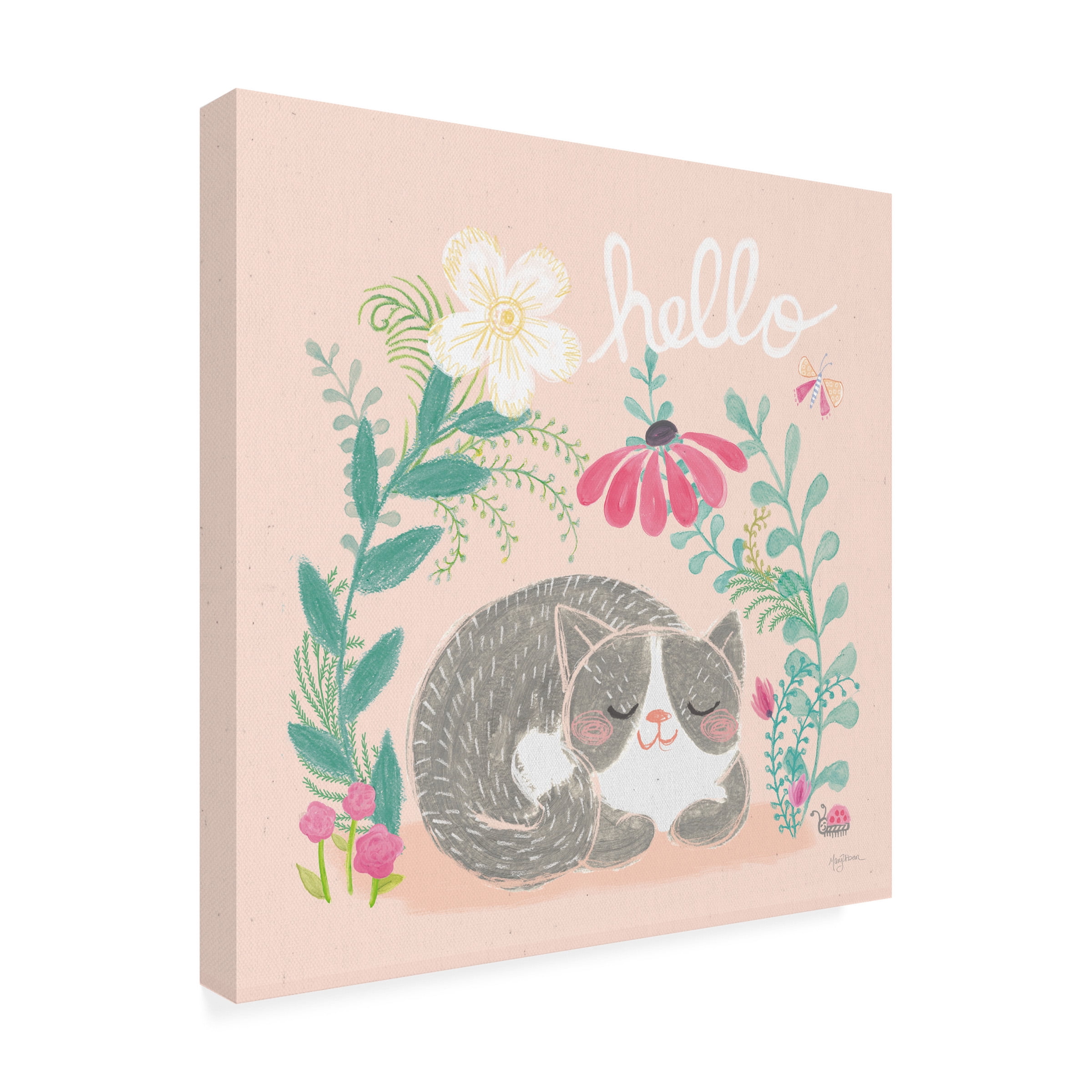 Mary Urban 'Garden Friends VI' Canvas Art