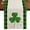 Green, variant on Table Runners 120 Inches Long Dress Scarves, St. Patrick's Day Farmhouse Coffee/Dining/Kitchen Table Runner for Living Room, Green Shamrock Leaves Love Plaid Beige 13x120 Inch