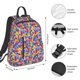 thumbnail image 2 of Fotbe The Garden Tricolor Pansy Flower Mochila Ligera para Hombres y Mujeres - Duradera y Resistente al Agua, Ideal para Escuela, Trabajo, Viajes y Uso Diario, 2 of 7