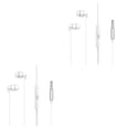 thumbnail image 1 of Inteprter Auriculares antirruido para dormir Auriculares anti-pliegue Auricular Doble 3.5 mm Blanco Doble 3.5mm Blanco 2Conjunto, 1 of 6