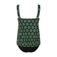 thumbnail image 5 of MKLEKYY Trajes De Baño Completo Mujer Women High Waisted Bikini Sexy Push Up Two Piece Swimsuits Vintage Swimsuit Two Piece Retro Ruched High Waist Print Bikini Set 2058, 5 of 5