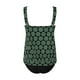 thumbnail image 5 of MKLEKYY Trajes De Baño Completo Mujer Women High Waisted Bikini Sexy Push Up Two Piece Swimsuits Vintage Swimsuit Two Piece Retro Ruched High Waist Print Bikini Set 2056, 5 of 5