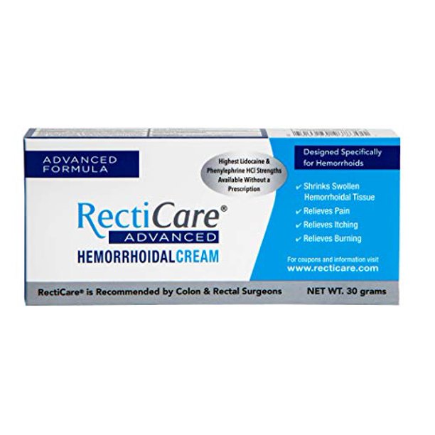 RectiCare Advanced Hemorrhoidal Cream Advanced Treatment to Shrink