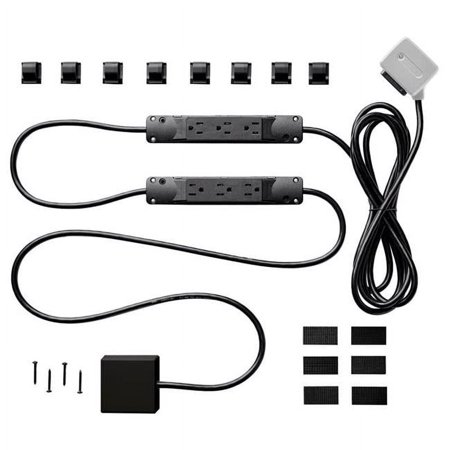 UPC: 0864751000289 | Charg 3010116 10 ft. 1000 J 7 Outlets Surge Protector  Black