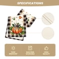 thumbnail image 2 of Smile Pumpkin Bow Buffalo Plaid Fall Table Runner,Seasonal Autumn Kitchen Dining Table Decoration for Home Party Decor 13x72 Inch, 2 of 6