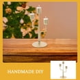 thumbnail image 2 of FRCOLOR 2pcs Candle Holder Candlestick Holder Taper Holder Vintage Taper Candle Holder Wedding Decoration Party Table Centerpiece 3 Arm Candle Holder, 2 of 7