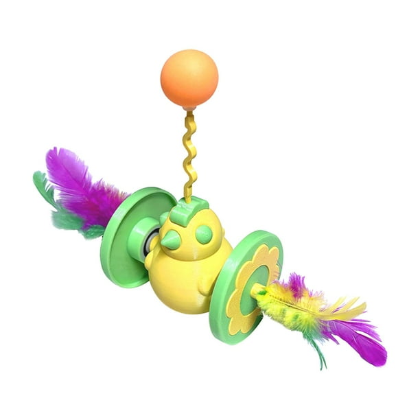 Juguete interactivo con forma de pelota rodante para gatos, divertido y ligero, ideal para enriquecer el de juego en la sala de estar y el inte