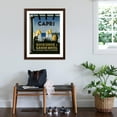thumbnail image 3 of Art.com Capri Travel Poster Art Print, Brown Frame Wall Art, 32" x 40", 3 of 5