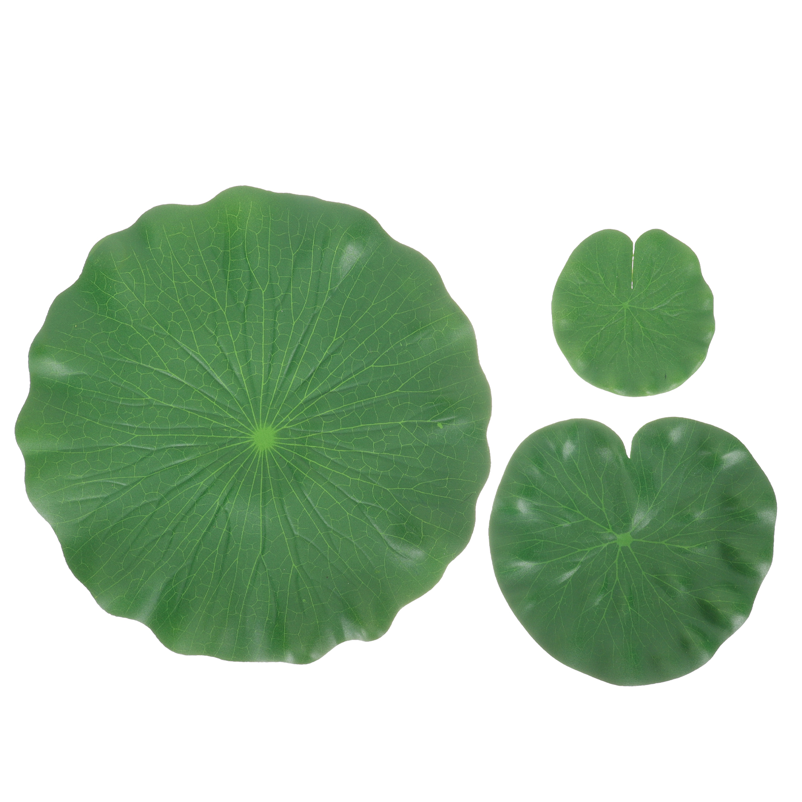 9pcs Artificial LotusLeaves Garden Fountain Simulation Leaf Fishpond