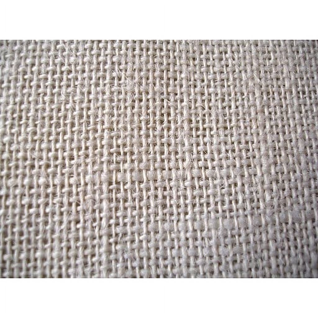 Fabric Mart Direct Ivory Burlap Fabric By The Yard, 51 inches or 129 cm width, 1 Yard Ivory Burlap Fabric, Burlap Upholstery Fabric, Curtain Drapery Wholesale Burlap Fabric