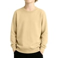 thumbnail image 3 of Sweatshirts for Girls 14-16 Casual Crewneck Long Sleeve Girls Pullover Top Preppy Solid Sweaters for Teen Girls Fleece Fall Clothes for Tween Girls, 3 of 6