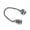 Grey, variant on Womens .925 Sterling Silver Double Safety Chain Spacer Stopper Daisy Flower Charm Bead for Bracelet