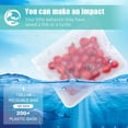 thumbnail image 3 of EASTIN Sac Alimentaire Frais 6/10 Pcs Sac de Rangement Réutilisable Transparent pour Sandwich Collation, 3 of 6