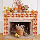thumbnail image 5 of Decoraciones de Halloween, hojas de arce artificiales de ratán, venta al por mayor en Europa y Estados Unidos, decoración del hogar, hojas de arce artificiales, arreglos escénicos, hojas de arce artif, 5 of 6
