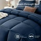 thumbnail image 4 of Set de edredón Sasttie Queen Navy de 7 piezas para cama en bolsa, 4 of 9