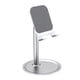 thumbnail image 1 of Injueey Soporte ajustable para teléfono móvil, soporte para tableta, soporte de escritorio, soporte portátil para escritorio, soporte para teléfono Teléfono y Comunicación plata, 1 of 1