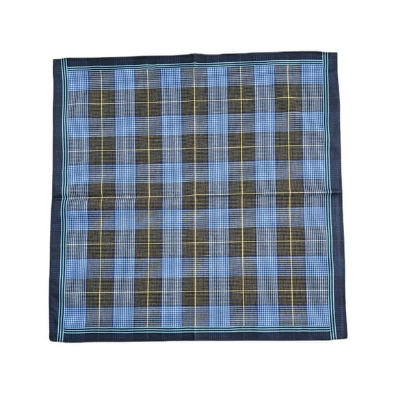Practical Handkerchiefs Male Washable Lattice Pattern Hankie Random Color Handkerchiefs for Adult Commercial Affairs