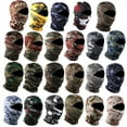 thumbnail image 6 of SPRING PARK Camouflage Print Balaclava Face Cover Breathable Sun Dust Protection Neck Gaiter Scarf Full Face Cover for Outdoor Activities, 6 of 7