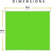 Pull Down Green Screen 55 x 82 Inches Chromakey Studio Backdrop Portable Background