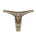 thumbnail image 5 of Tanga de hombre con cintura baja, sexy, desmontable, con borde estrecho y charol brillante, 5 of 5