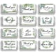 thumbnail image 1 of 120 unidades de papel de regalo para dulces de boda, minienvoltorios verdes de agradecimiento para barras de caramelos, etiquetas adhesivas para barras de chocolates Love Is Sweet, 1 of 9