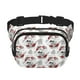 thumbnail image 1 of Fotbe Koi Fish Cangurera Cuadrada con Estampado de Doble Capa, Bolsa de Cintura Ajustable Mini para Hombres y Mujeres, 1 of 9