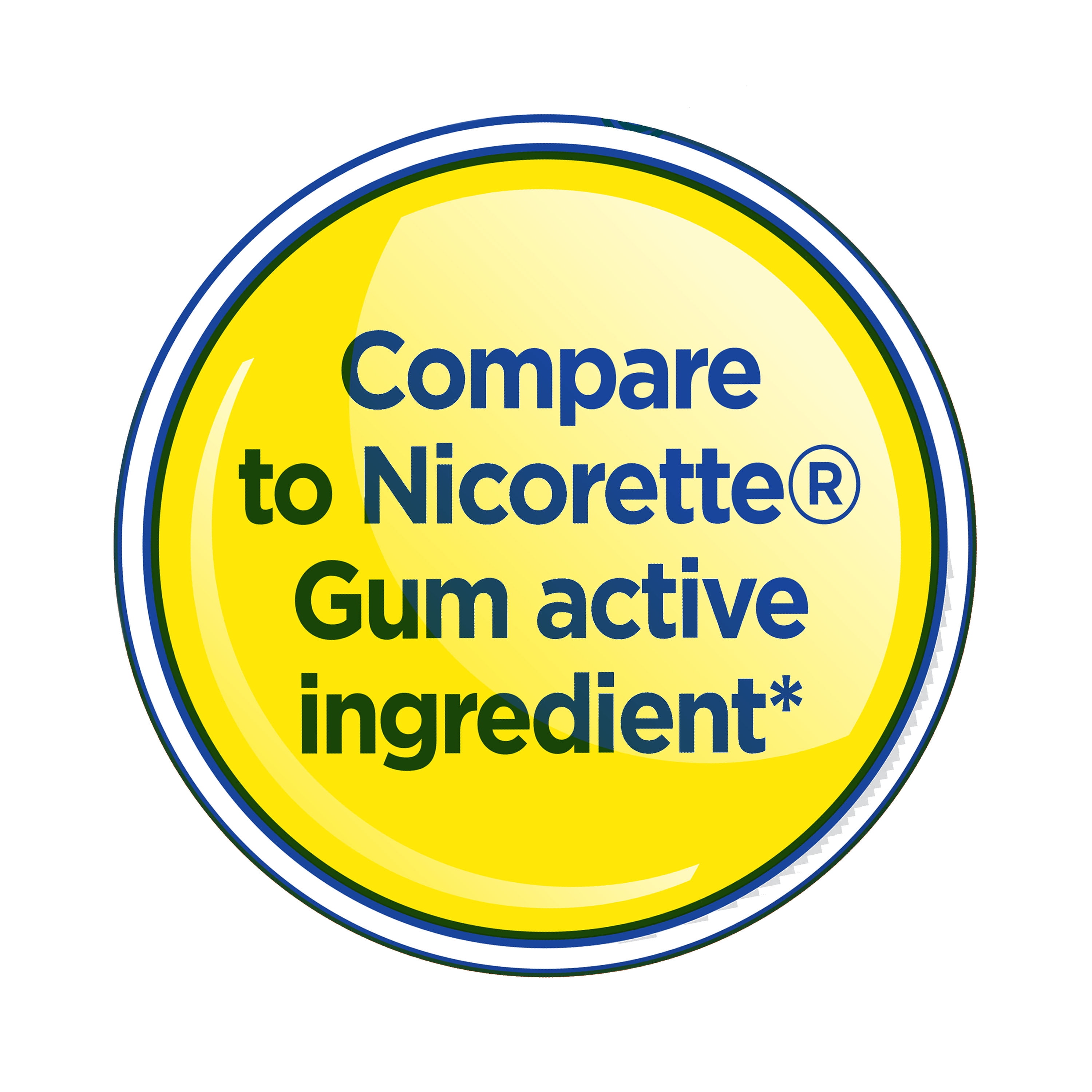 Equate Nicotine Polacrilex Coated Gum 4 mg, Cinnamon Flavor