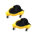 thumbnail image 2 of fastboy 2pcs Easy To Knee Pad For Unisex - Suitable For Many Occasions Universal Rolling Wheel Pads High Quality Easy To Use Yellow boxes in pair Yellow boxes in pair, 2 of 6