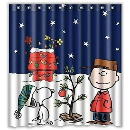 Snoopy Shower Curtain Funny, Navy Blue Shower Curtain Canada