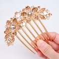 thumbnail image 2 of GaaiKei Ladies Hair Comb Hairpin for Women Decorative Hair Clips Hair Accessories,Champagne, 2 of 4