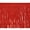 Red, variant on 2 Yards of 6" Metallic Chainette Fringe Trim