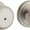 Satin Nickel, variant on Kwikset Juno Bed/Bath Knob in Venetian Bronze - 97300-830