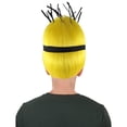thumbnail image 2 of Animation Yellow Teen's Wigs | Short Yellow Cosplay Wig | Premium Breathable Capless Cap, 2 of 8