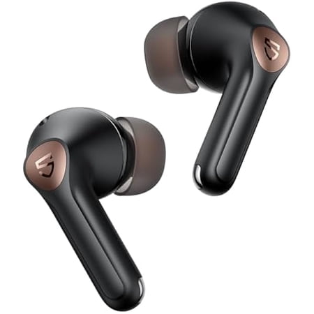 CZ Air4 Pro Wireless Active Noise Cancelling Earbuds, Qualcomm AptX Headphone Chip, Compatible with iOS/Android, 26 Hours Playtime, Built in 6 Mics, Sweat Resistant Earphones, Black
