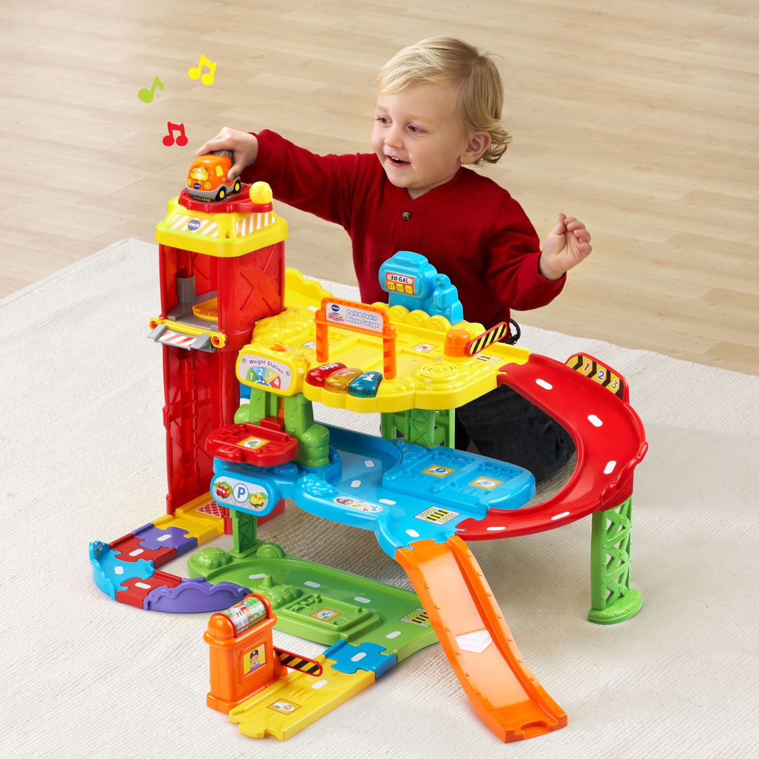 vtech park and learn deluxe garage