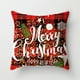 thumbnail image 3 of Funda de almohada de celosía para el hogar, adornos de Navidad, rojo, blanco y negro, 45x45cm, para sofá y coche, 2023, 3 of 4